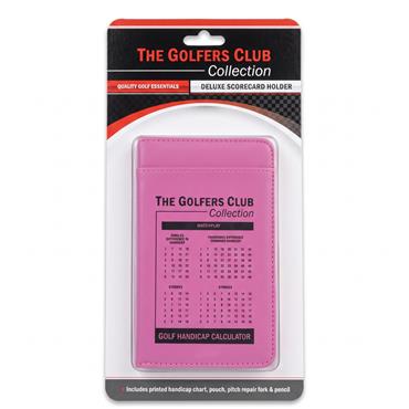 Golfers Club Collection Scorecard Holder CH01  Pink